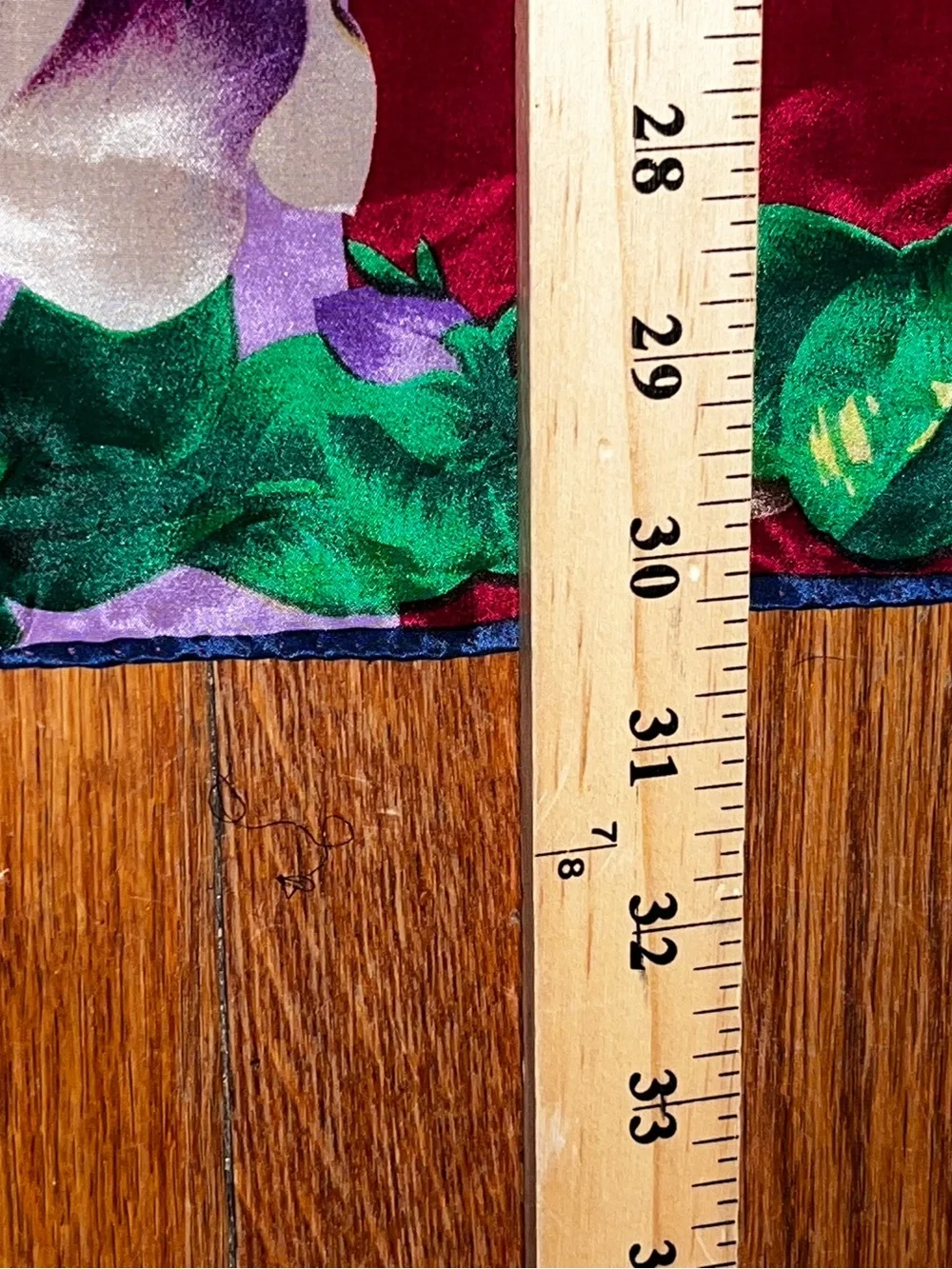 Oscar de la renta studio floral silk scarf head wrap purple flowers summer